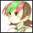 Pixelated anime-style character icon with green and pink hair on left, black background with white text "Anime IM" and "COM" on right.