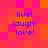 Pixelated of orange and pink squares with blue text reading 'live! laugh! love!' in four identical quadrants