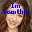 A four- shows a person with long brown hair and blue text overlays; the right is blank