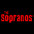 A contact sheet of 18 animated frames from an AOL Instant Messenger buddy icon featuring The Sopranos and HBO branding with distorted red text on a black background.