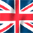 Static pixelated image of a Union Jack flag with red, white, and blue colors arranged in cross patterns.