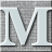 Static grayscale icon of a stylized letter L with sharp angular edges and layered shading, set against a light gray background.
