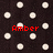 Black background with white circular dots arranged in a pattern, red text reading "Amber Perkins" and "<33" visible