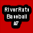 Four distinct pixelated icons arranged in a : red background with 'RiverRats Baseball #7', blue background with 'Wake Boarding', light blue shield-shaped icon with 'Carolina Tar Heels' text and football graphic, and empty gray space