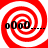 Four identical red and white spiral patterns with black text 'oOoO' on each, arranged in a