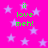 Bright pink background with light purple stars and green text reading "i love meh!" in four identical quadrants.