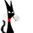 A 48x48 pixel animated buddy icon featuring a black cartoon donkey with white accents on the left and green text "Original Icons .com" on a dark green background to the right, displayed as a contact sheet of two frames.