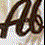Animated sequence showing stylized text 'Albercro' and 'mbie' with a small heart symbol on a pixelated background.
