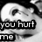 Black-and-white four- shows a person's face with text overlays; top-left reads 'you hurt me', top-right 'so many times', bottom-left 'yett', bottom-right 'i stilllove you'
