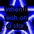 Blue starburst background with black text boxes reading 'when I wish on a star.' on the left, red heart with black text boxes reading 'I wish for YOU.' on the right.