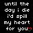 Pixelated text on black background with red heart symbol replacing 'you' in repeated phrase.