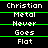 Static pixel art displays three of text with green horizontal lines on a black background, each containing identical repeated phrases