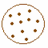 A sequence of four pixelated cookie icons showing progressive bites, with text reading WANT SOME MILK and TO GO WITH THAT above the last