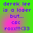 Pixelated text on a green-to-pink gradient background with purple lettering, showing 'derek lee is a loser but... csc roxx!!!<33' in four identical quadrants.