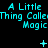 A static digital image displays repeated text and symbols in cyan on black, with animated variations in symbols and text spacing across observations.
