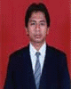 A person in a dark suit and light blue tie stands against a red background, with animated effects overlaying the figure and background.