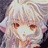 Pixelated anime-style character with light hair and brown eyes on left, next to black background with white text "Anime IM" and signature "cOw" on right.