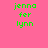Four quadrants display green text 'jenna fer lynn' on pink, purple, blue, and light purple backgrounds with no visible animation changes.