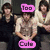Group of people with text overlays changing between pink 'Too' and 'Cute', green 'KIKI', and red 'For' and 'Me' in different frames.
