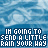 identical pixelated text blocks on a blue wave-patterned background, each displaying 'IM GOING TO SEND A LITTLE PAIN YOUR WAY' with varying letter coloration