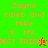Pixelated text reads 'Zayne Caleb and Mike R MY BEST FRIEND' over green, red, and olive backgrounds with small animated figures.