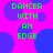 Pixelated green text reads "DANCER WITH AN EDGE" over a bright pink background with scattered blue circles.