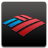 Pixelated icon with layered red and blue shapes on dark gradient background, no visible text or motion.