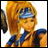 A pixelated anime-style character with blonde hair and blue accessories on the left, next to a black background with white text reading "Anime IM" above smaller text "COM" on the right.