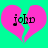 Two pink broken hearts on a green background with the text 'job' in black pixelated font inside each heart.