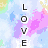 Pixelated image with vertical 'LOVE' text on left, partial phrase 'is in the nairn' on top right, and orange 'made at ICON HELL .com' on black background bottom right.