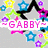 ~GABBY~ in pink text with star and flower border; "alex got hit by lightnin!" in green text; "lmao" in green text; "fun in gym w/bouncy bouncy bouncy smackt" in blue text; "sunglasses rock!" in purple text; "2 many funny stuf w/u! luv ya 4eva" in red text; "33333" and "shl lmao" in teal text.