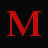 Red serif letters spelling 'MISERY' in two on a black background, with no visible animation changes