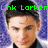 Pixelated image of a person with short dark hair against a blue-purple gradient background, overlaid with green text reading "Link Lorker".