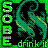 Green pixelated text 'SOOBE' vertically on left, teal lizard-like creature with yellow accents against black background, green border, partial lowercase text at bottom.