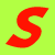 Six red and green letter arranged in a display the word "SARAH!" with alternating background colors