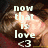 A pixelated image of a person with brown hair and a red top, overlaid with white text reading "now that is love <3" and "i <3 my besties" across two sections, with a list of names below.
