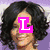 Four show a person with short dark hair in different poses, each overlaid with a large letter forming 'LOVE' against varied backgrounds