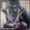 nine identical pixelated character portraits with 'SOULSHIFTER' text below each, framed by a border with a pixelated pattern