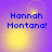 Pixelated blue text 'Hannah Montana!' on purple background with yellow light effects, four identical arranged in a