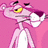 A four- with a pink cartoon character, pixelated text, and a dog image