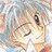A 48x48 pixel buddy icon featuring a close-up of an anime-style character with light-colored hair and closed eyes on the left, paired with text reading "Anime IM" and "com" on a black background to the right.