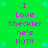 Green background with cyan starbursts, pink pixelated text repeating 'I Love Shackle he's HOT!!' in two vertical