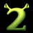A split-frame contact sheet showing a yellow Shrek 2 character icon on the left and green text "Original Icons .com" on the right against contrasting backgrounds.