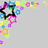 Pixelated star-shaped icon with colorful flower-like patterns and the name 'Marisa' in purple text on a light gray background.
