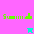 Four display 'Summah' text with a star icon; the top-right and bottom-left stars change color between cyan and pink