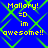 Blue background with green diamond lattice pattern and yellow text reading 'Mallory! =D im awesome!!' repeated in four quadrants.