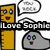 Animated pixel art of a yellow ruler and gray cloud character with speech bubbles, displaying text and expressions.