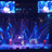 A 48x48 pixel animated contact sheet showing two frames of a stage performance with blue lighting and green text on the right side reading "OriginalIcons.com".