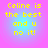 Yellow pixelated text on a pink-to-blue gradient background reads "Celine is the best and u no it!" in four identical