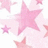 Pixelated pink stars on white background with purple text reading "Aim for the moon because if you miss you will land among the stars".